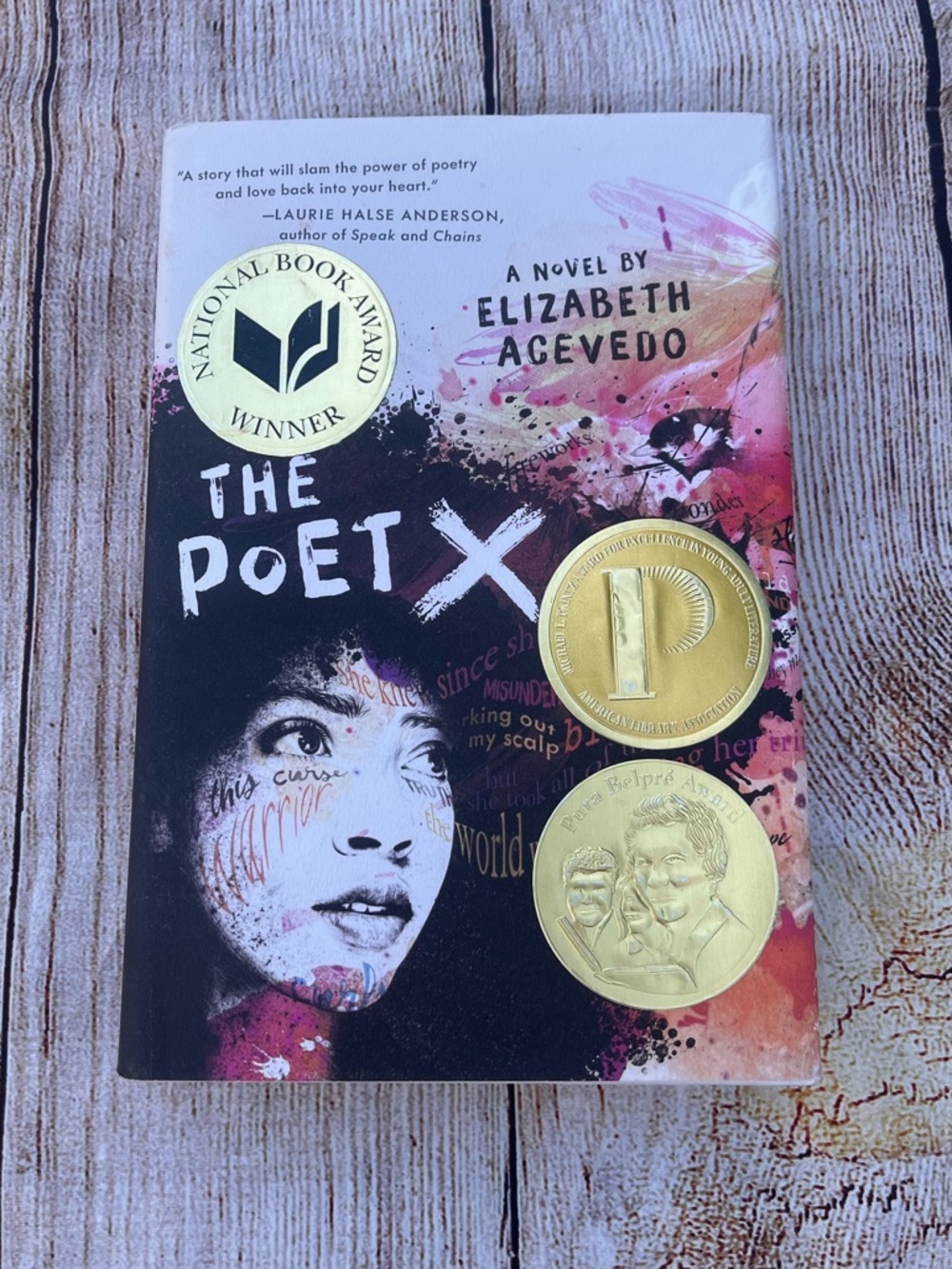 The poet x signed first edition hardcover book